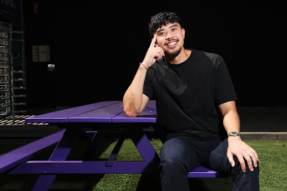 Sydneysider and FinTok influencer AJ Clores. “These are the moments you kind of wish for,” he says of this week’s market volatility. 