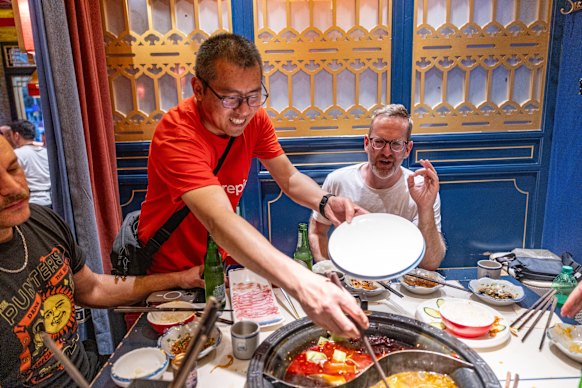 Eating our way through Beijing.