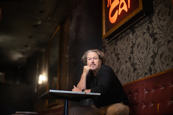 Justin Stanford at the Night Cat in Fitzroy.