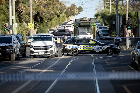 A fatal stabbing on Sunday shocked the shopping strip in Melbourne’s north-west.