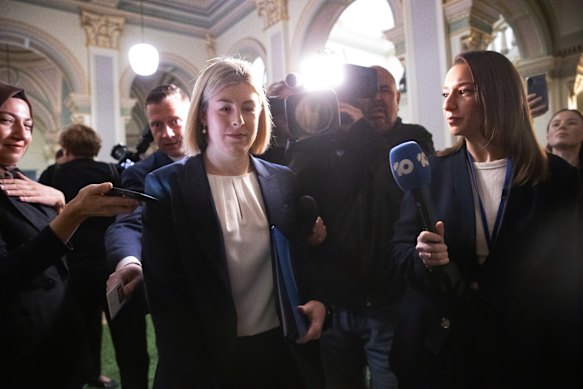 Jess Wilson secured the Liberal Party leadership in November.