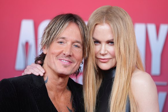 Keith Urban and Nicole Kidman at the Country Music Awards in Texas in May 2025.