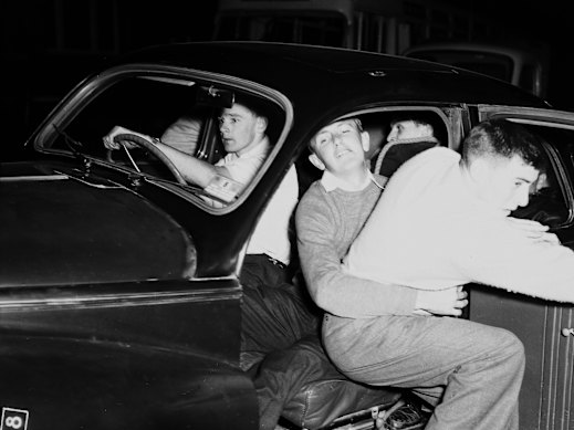 Laws is “kidnapped” by students on May 5, 1958. 