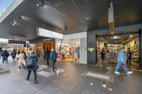 Gorman is expanding into shop 3 at 137 Swanston Street.