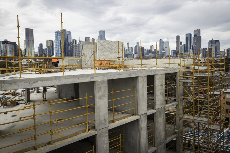 The Victorian state government has a target of building 80,000 new homes every year.