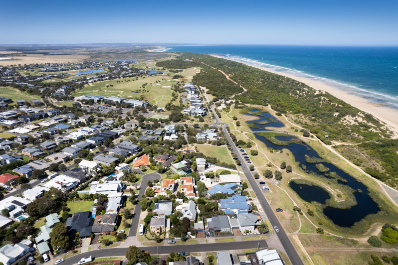 The population boomed in the ever popular Surf Coast region near Geelong.