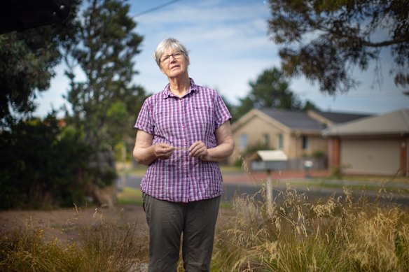 Angela Whiffen, president Friends of Skeleton Creek and VCAT fight over the last undeveloped parcel of land in the north of Point Cook, a flood prone ephemeral wetland.