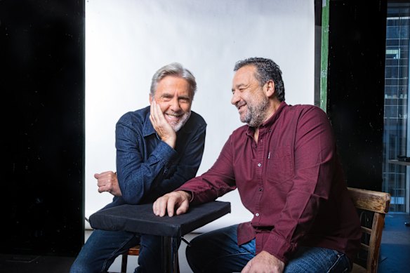 Glenn Robbins and Mick Molloy, co-hosts of Glenn and Mick’s Celebrity Intervention.