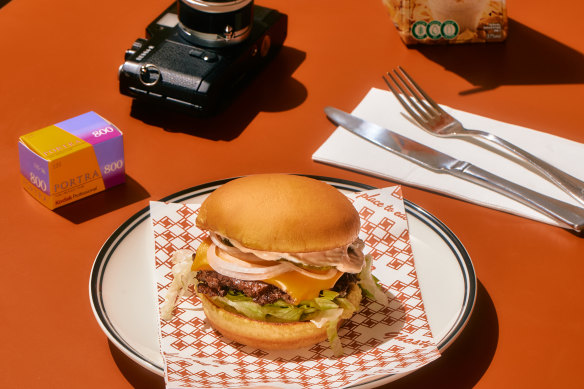 Burgers, fried chicken and other Americana classics are celebrated at Ghosty’s Diner in Bendigo.