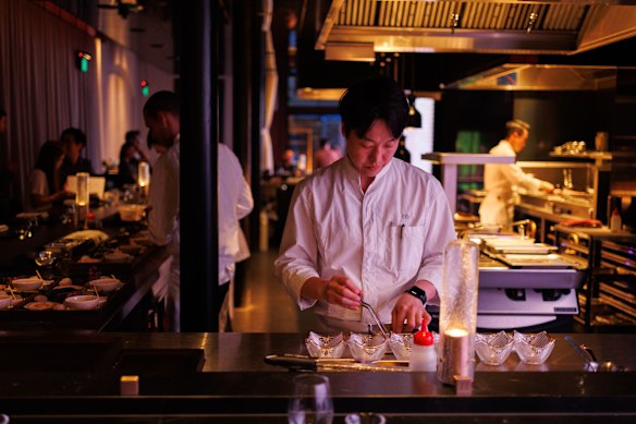 Chef Derek Kim and his precisely executed menu at Garaku.