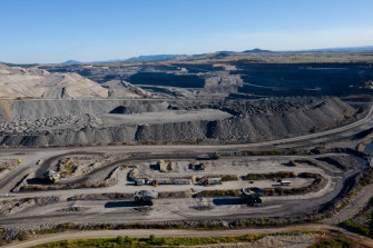 BHP mines thermal coal at Mt Arthur in NSW.