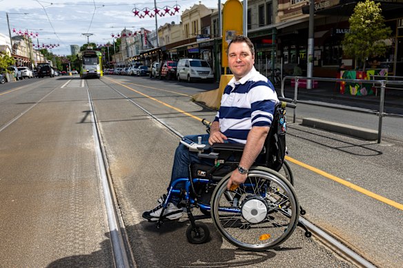 Andrew Bretherton, an advocate for better public transport access for people with a disability, is disappointed with the government’s plans.