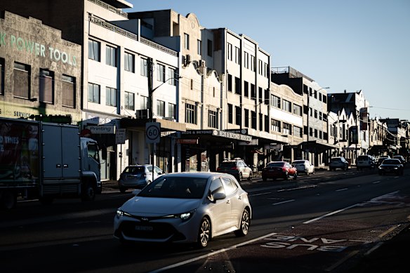 Parramatta Road  Traffic, boarded up shops and closed retail stores. It is the road to ruin?