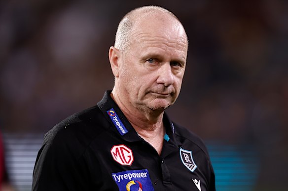 Former Port Adelaide coach Ken Hinkley.