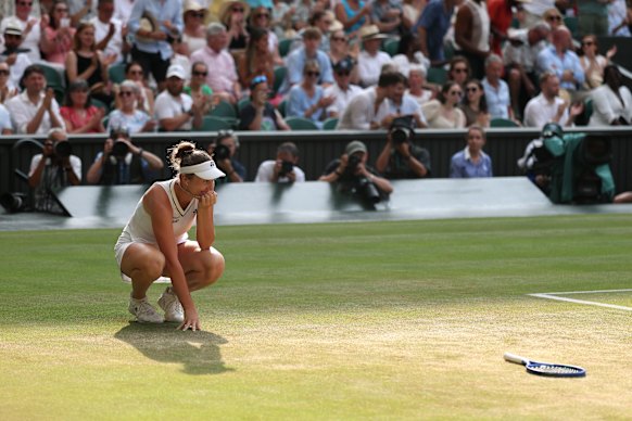 Linda Noskova comes to terms with making her first Wimbledon final.