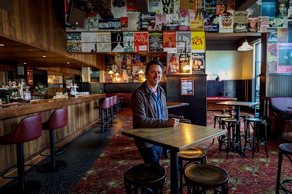 The Corner Hotel General manager Rod Smith. The Corner Hotel has survived as one of Melbourne’s last medium-sized music venues.