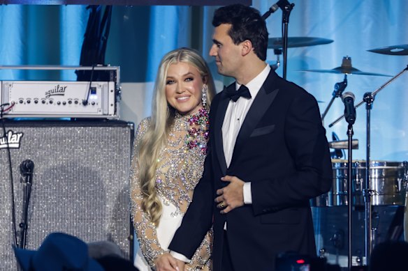 Charlie and Erika at a Turning Point USA event in January.
