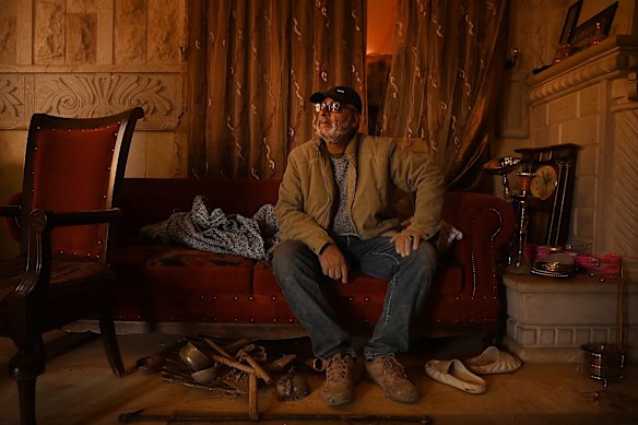 Khalil Moussawi had been asleep on his lounge when the first strike came.