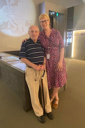  Jack Meister and Rebecca Kummerfeld at the Sydney Jewish Museum.