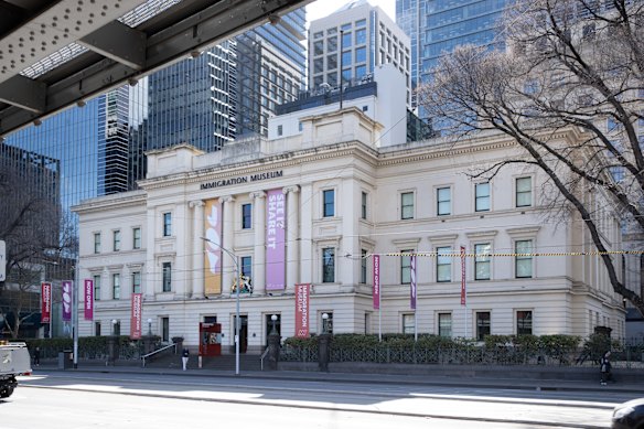 The Immigration Museum in Flinders Street, Melbourne, on Friday.