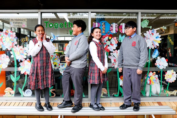 Year 5 students at St Therese Catholic Primary School have recorded consistent improvement from 2023 to 2025 in NAPLAN results.