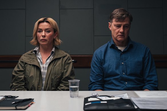 Eve Myles and David Morrissey in Gone.