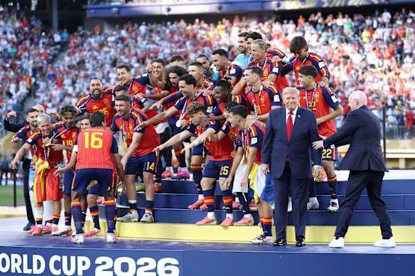 Trump revelled with Spain’s team in its World Cup success, but otherwise he’s not a fan of the country.