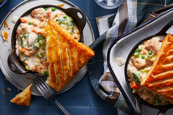 RecipeTin Eats’ easy chicken pot pies.