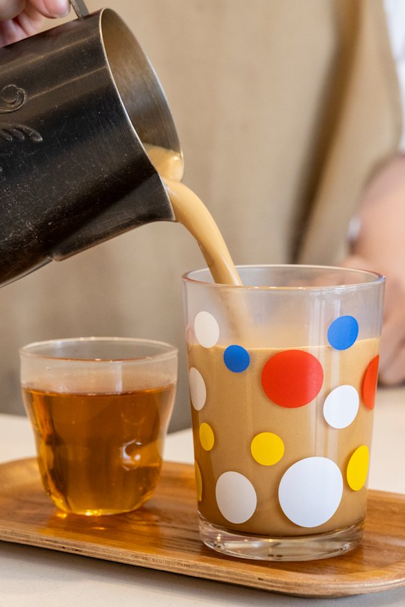 Vietnamese hot coffee blends condensed milk, evaporated milk and coconut milk with coffee that’s been dripped through a filter for eight hours. 