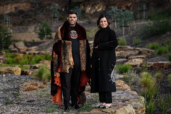 First Peoples’ Assembly of Victoria new co-chairs and Djaran Murray-Jackson and Meriki Onus.