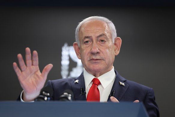 Israeli Prime Minister Benjamin Netanyahu in Jerusalem on Sunday.