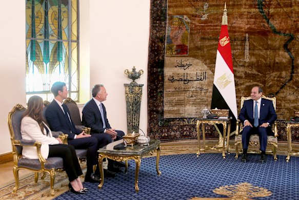 Kushner in Egypt this week.