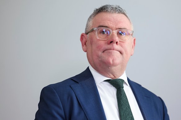 Environment Minister Murray Watt at Parliament House on Monday.