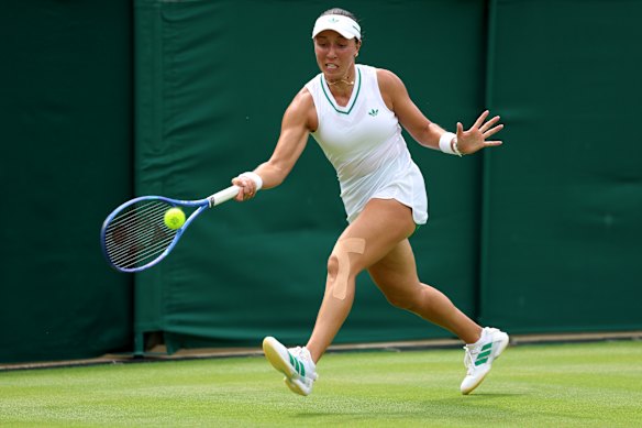 It was an early exit for American Jessica Pegula.