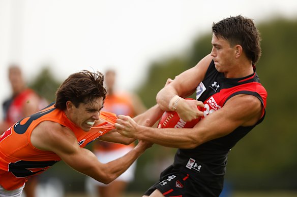 Voss in his days with Essendon’s VFL side.