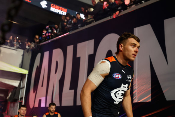 Patrick Cripps of the Blues.