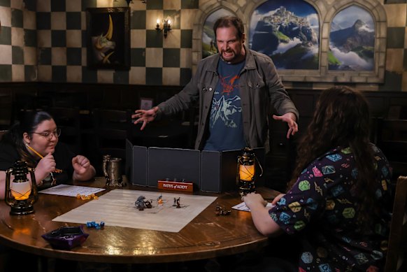 Could D&D’s popularity just be a passing fad? Jeremy Vine (centre) certainly doesn’t think so.