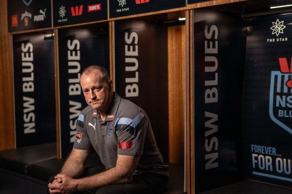 NSW Blues manager  Michael Maguire.