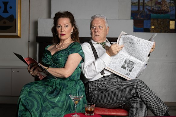  Cheryl Barker and Peter Coleman-Wright play a husband and wife in Trouble in Tahiti. 