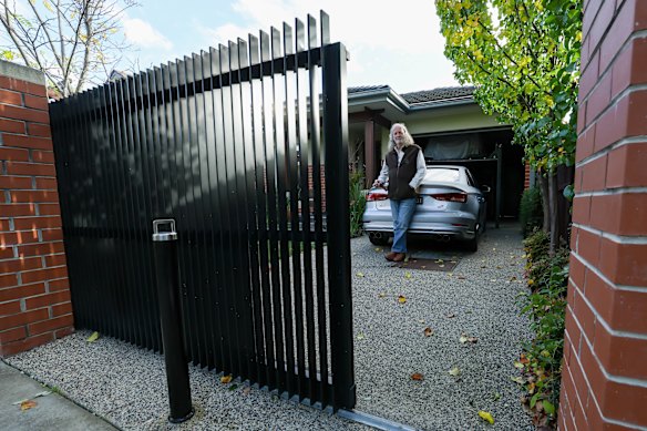 After being victim to repeated break-ins and car thefts, Chris Sallmann has installed comprehensive security measurers at his home.