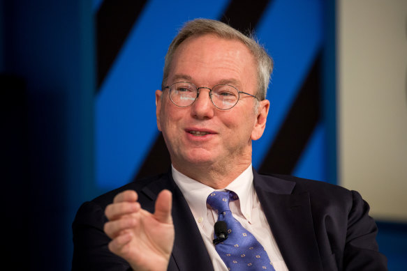 Former Google CEO Eric Schmidt says artificial quality   poses an “existential risk” to humanity.