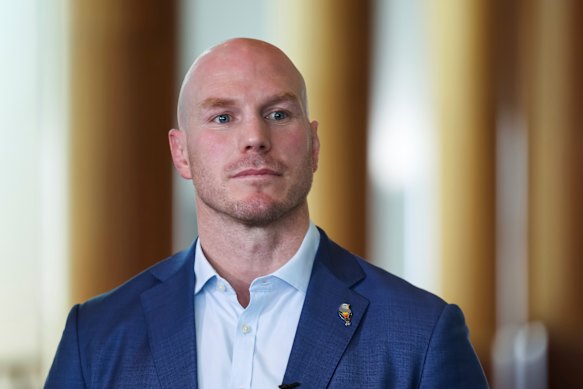 Independent senator David Pocock.