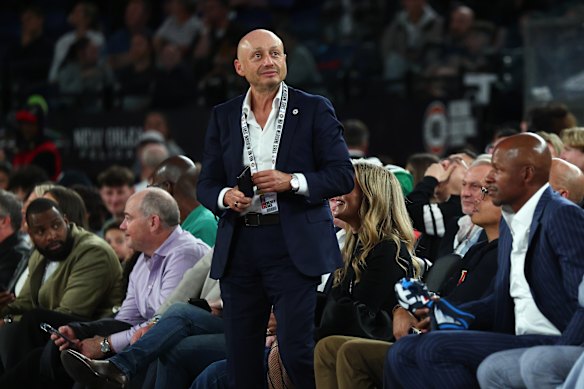 In the line of fire: The NBL is run by multi-millionaire Larry Kestelman, who made his money from internet service provider Dodo.