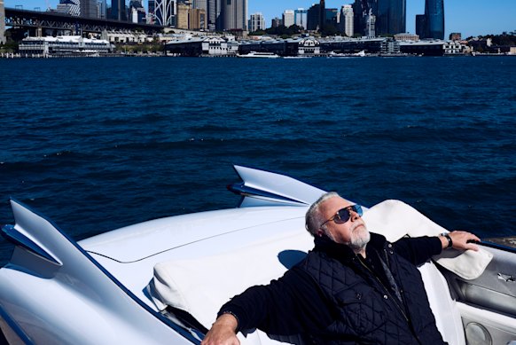 Headline-grabbing Sandilands photographed in Sydney in 2023.