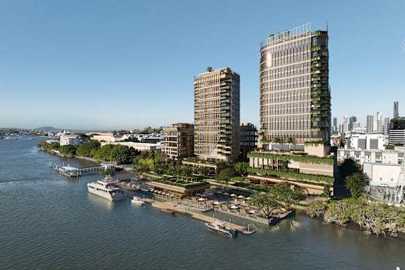 An earlier plan had included a skybridge linking two towers, but the feature was scrapped during a redesign. 