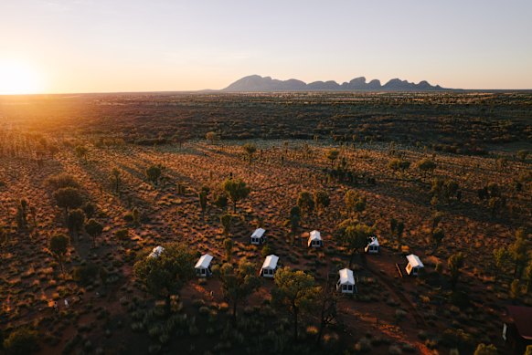 The 54-kilometre hike between Kata Tjuta and Uluru includes 38 kilometres of new trail.