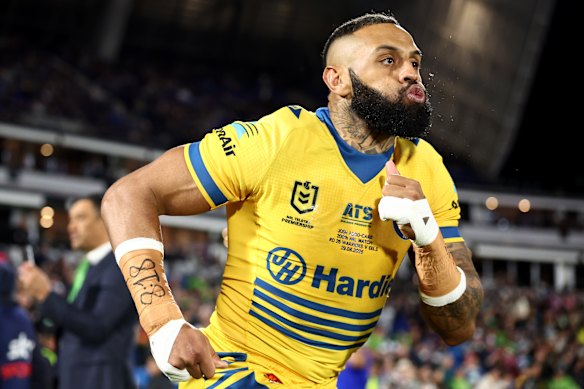 Josh Addo-Carr has been playing well for Parramatta.