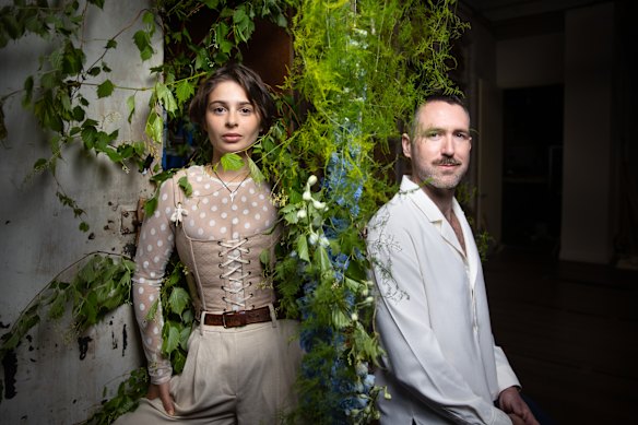 Emmanuelle Mattana and Cameron Lukey