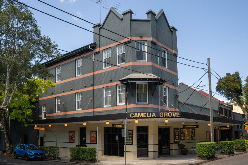 Camelia Grove Hotel, in Sydney’s Alexandria, was purchased for $8.6m in 2020.
