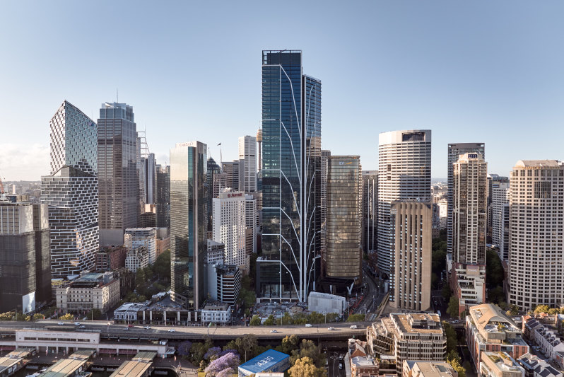 Deeper investment pool: Mitsubishi Estate has sold down its 30 per cent stake in Sydney’s Salesforce Tower to a fund with smaller investors including Odakyu Australia.